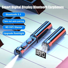 Touch Control Bluetooth Headset with LED display