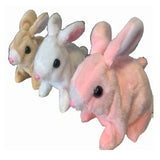 Wholesale Cute Battery Operated Walking Hopping Bunnies with Sound