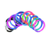 Tie Dye Bead Bracelet 8.5" (Dozen = $10.49)