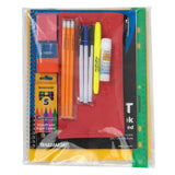 Bungee Backpack School Supply Kit for Boys