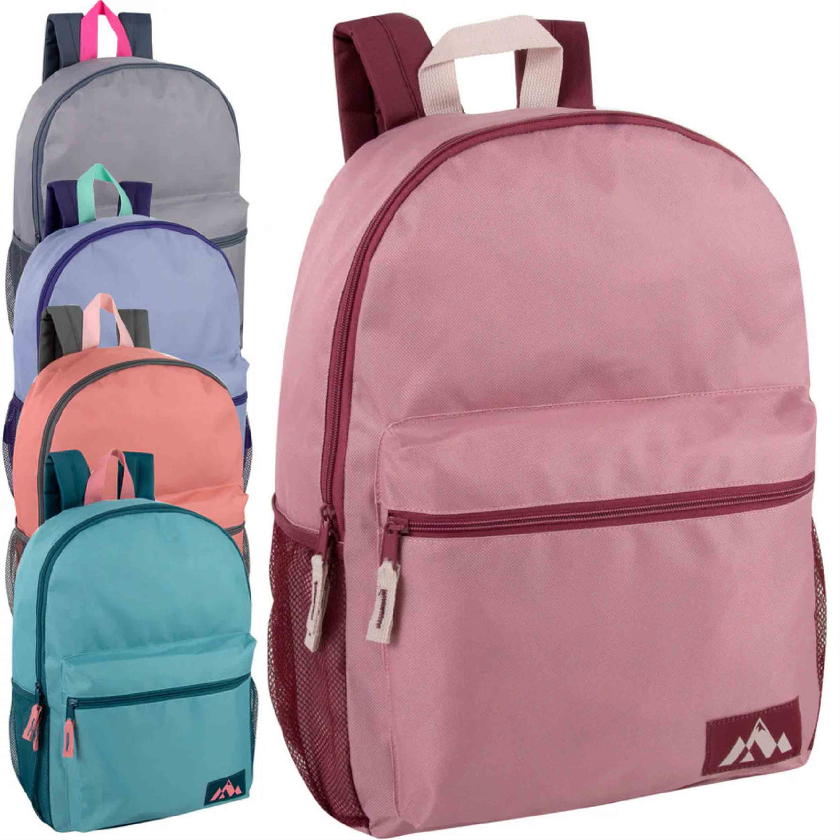 Mesh Pocket Backpack for Girl's Assorted