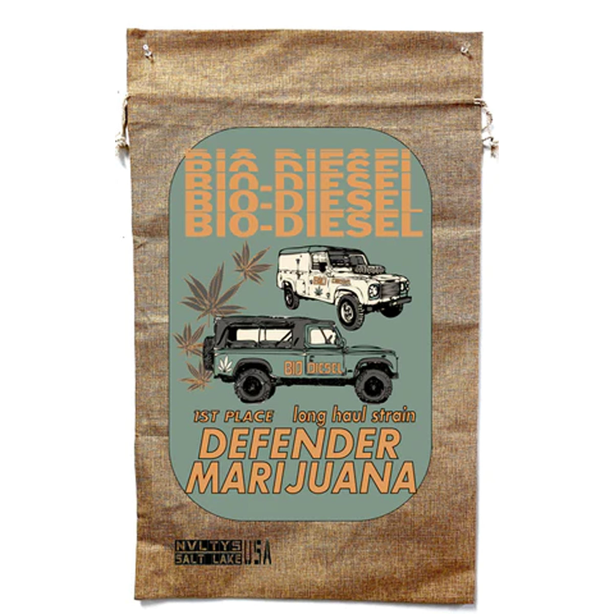 New Style Bio Diesel Marijuana Burlap Bag - Eco-Friendly Cannabis Carryall (Sold  By Piece)