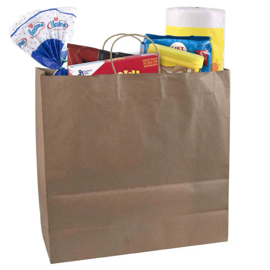 Wholesale 16 Inch Paper Shopping and Food Delivery Bags