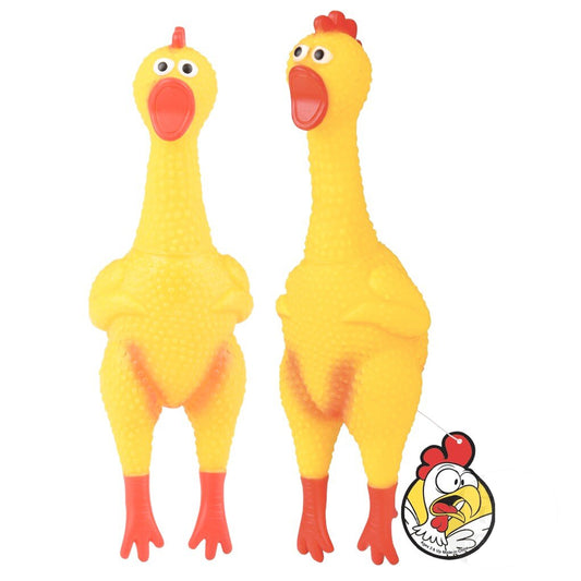 Big Rubber Chicken Collectible Kids Toy in Bulk