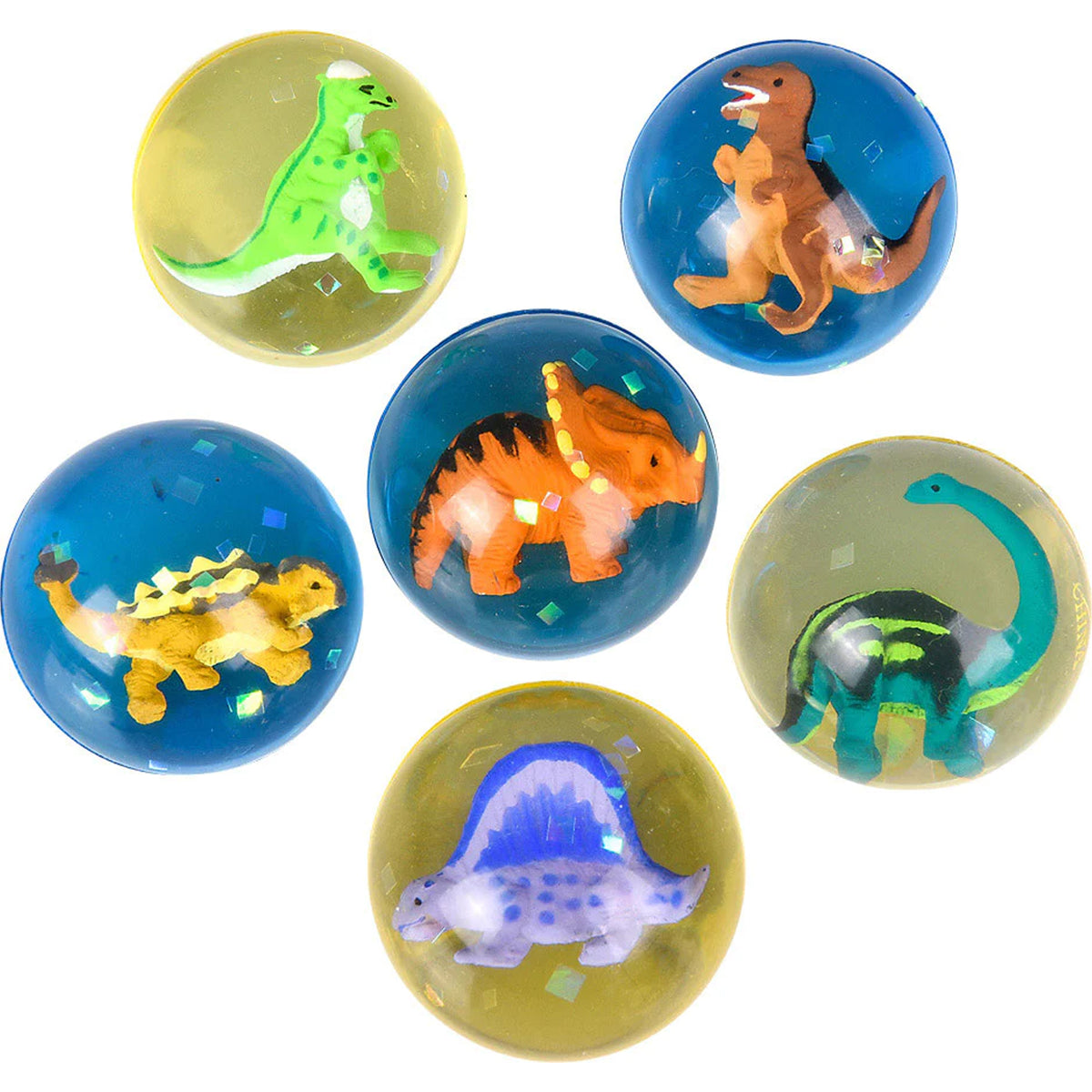 Dinosaur Themes Bouncy Balls Kids Toy In Bulk- Assorted