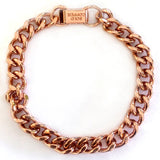 New 1.4" Wide 7.5" Long Cuban Pure Copper Link Bracelet - Stylish and Therapeutic