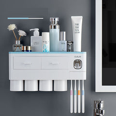 Wall-Mounted Toothbrush Holder Wash Set