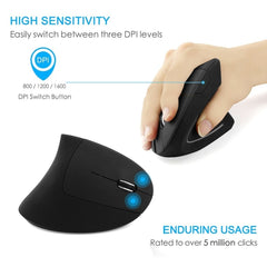 Colorful Light Wrist Healing Vertical Mouse