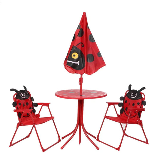 Wholesale Folding Chairs with Umbrella Table Set For Little Girls