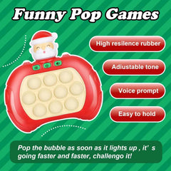 Christmas Puzzle Pop Fidget Bubble Kids Toy