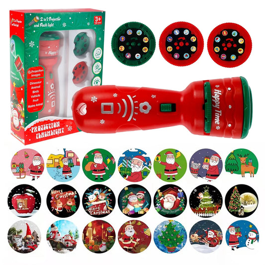 Christmas Flashlight Educational Kids Toy