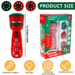 Christmas Flashlight Educational Kids Toy