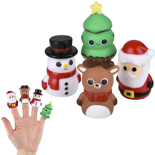 Christmas Spirit Finger Puppet Kids Toys In Bulk