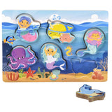 Chunky Mermaid Puzzle For Kids- Assorted