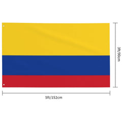 Wholesale High Quality  Colombia, 3x5 Ft Flag For Home & Outdoor Decoration (Sold By Piece)