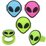 Alien Rubber Rings 1"inch - Assorted (36 Pieces = $14.99)