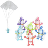 Monkey Shaped Paratroopers with Parachutes Kids Toys In Bulk- Assorted