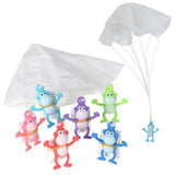 Monkey Shaped Paratroopers with Parachutes Kids Toys In Bulk- Assorted