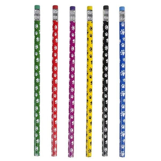 Paw Prints Pencils kids Toys In Bulk- Assorted