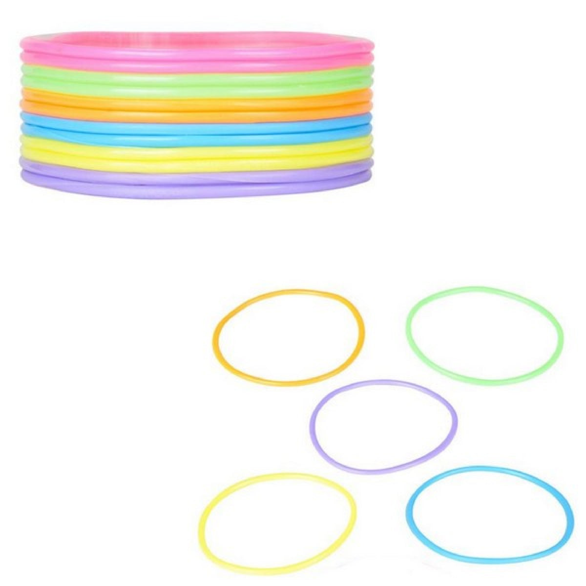 Wholesale Assorted Plastic Stretchy Bracelets