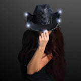 Light Up Cowboy Hats In Bulk- Assorted