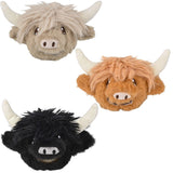 Highland Cow Squeezy Bead Plush Kids Toys in Bulk - Assorted