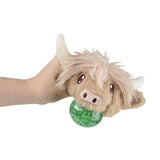 Highland Cow Squeezy Bead Plush Kids Toys in Bulk - Assorted