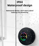 Large suction waterproof Bluetooth speaker with LED light