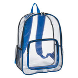 Clear Backpack - 13" x 18" x 6" inch- Sold By Case Of 50 Pcs