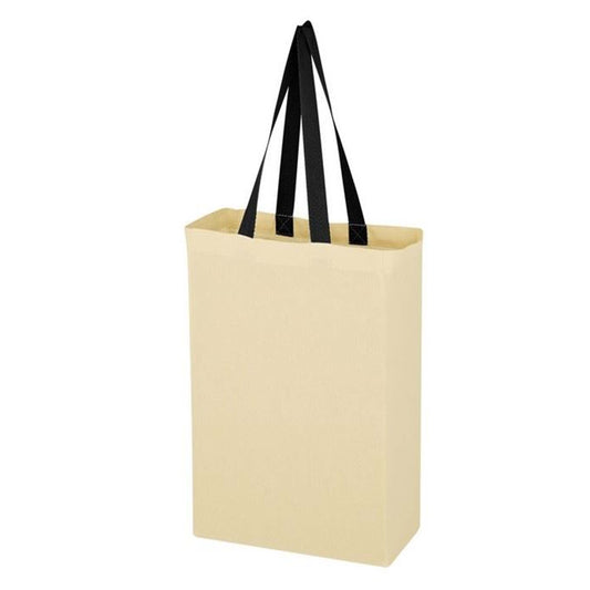 Natural Cotton Canvas Grocery Tote Bag In Bulk- Assorted