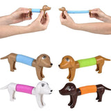 Dachshund Fidget Pop Tube In Bulk- Assorted