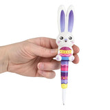 Easter Bunny Squishy Kids Pen- 7" In Bulk - Assorted