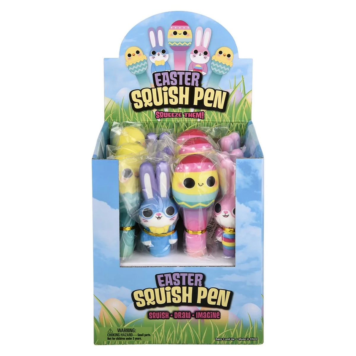 7'' Squishy Kids Pens In Bulk - Assorted