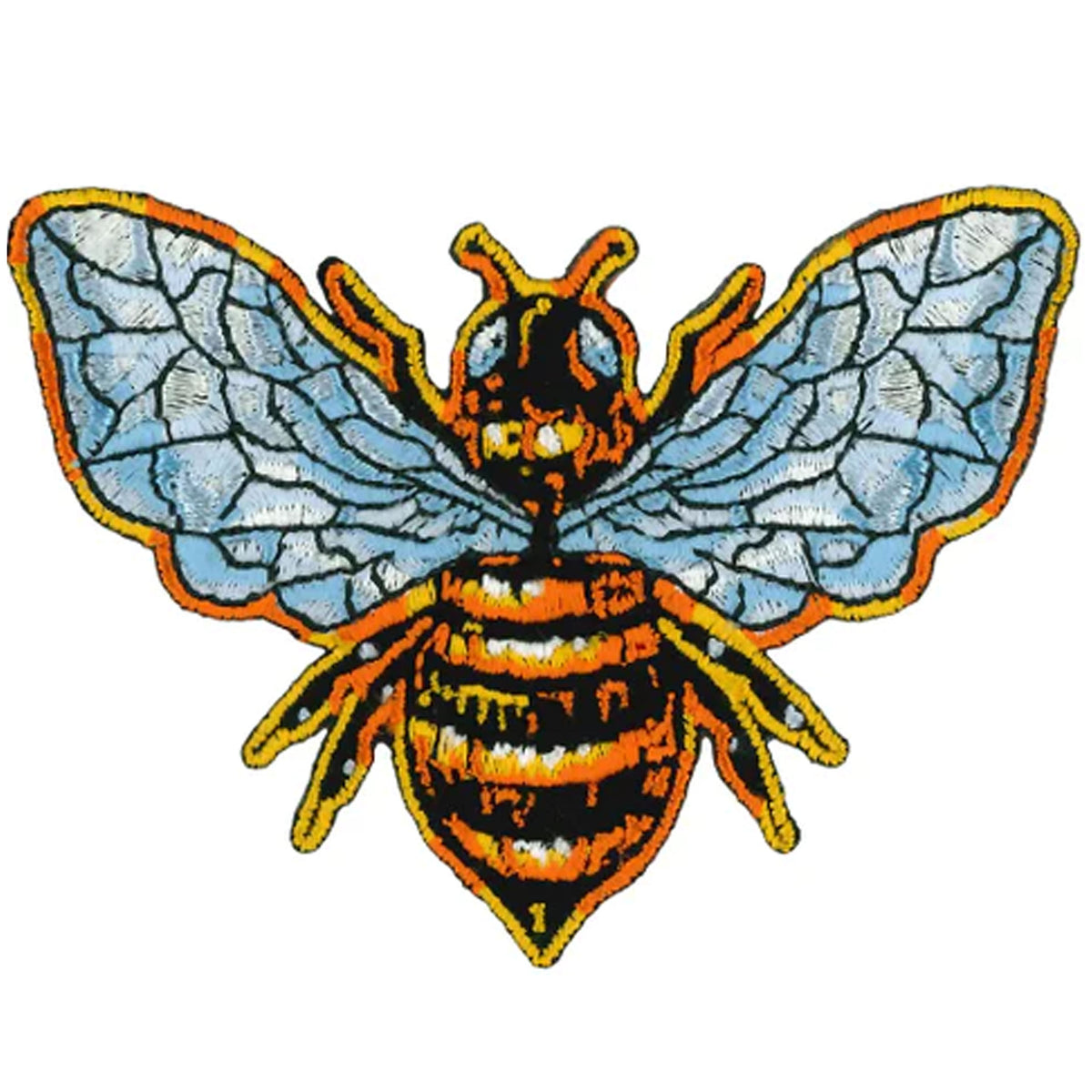 Wholesale  New Beautiful 3.5" Honey Bee Embroidered Patch - (Sold By Piece)