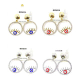 Circle Dangle Clip-On Earrings (1 Dozen=$14.99)