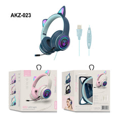 Cat Ear Gaming Headphones Wired- Assorted