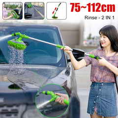 2 in 1 Car Wash Mop Mitt with Long Handle