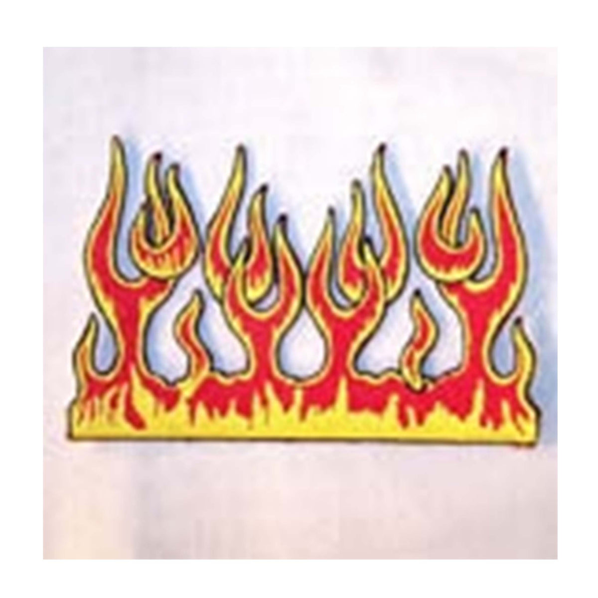 Wholesale Fire Flames 4-Inch Patch Hot and Bold Embroidered Patch