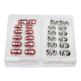 Fashion Animal Printed Fake Nail Art Set Wholesale