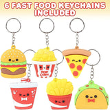 Fast Food Keychain kids toys In Bulk- Assorted