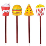 Fast Food Squish Pen kids toys In Bulk- Assorted