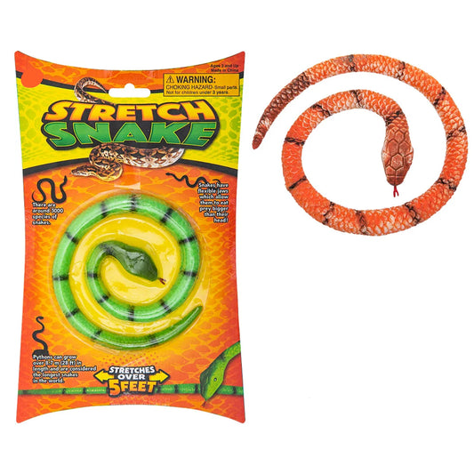 Snake Stretchy Fidget Kids Toys In bulk- Assorted