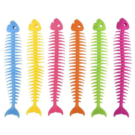 Fishbone Stretchy String Toys In Bulk- Assorted