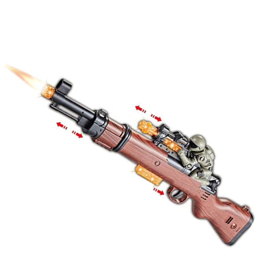 19" Light Up Toy Shotgun with Military Robot and Sound - Action-Packed Playset (Sold By The Piece)