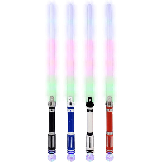 Wholesale  LED Saber 24-Inch Flashing Stick with Crystal Ball (sold by the piece or dozen)