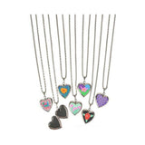 Heart  Locket Necklace In Bulk- Assorted