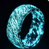 Wholesale Glow in the Dark Band Ring - 6 Colors, Various Sizes - Sold by the Piece (sold by the piece)