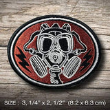 Wholesale Premium Quality Gas Mask Patch - Iron-On DIY Clothes (Sold By Piece)