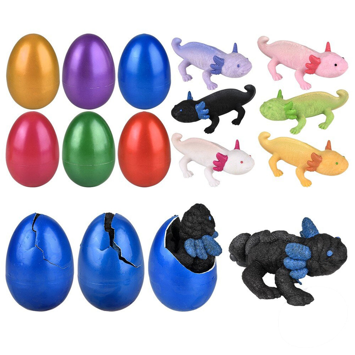 Giant Grow And Hatch Axolotl Kids Toy in Bulk - Assorted