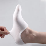 5Pair / Lot Fashion Happy Men Boat Socks Summer Autumn Non-slip Silicone Invisible Cotton Socks Male Ankle Sock Slippers Meia